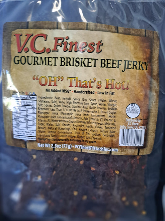 V.C. Finest Beef Jerky - "OH" That's Hot